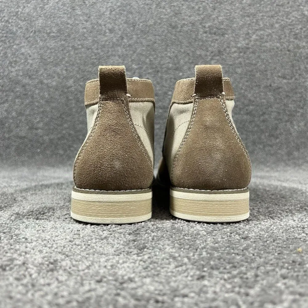 Steve Madden Saxxen Camel Sued Men’s Size 8 Brown Chukka Boots New